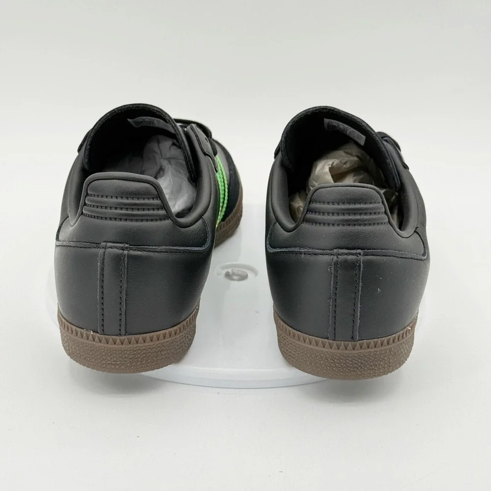 Adidas Samba OG Sneakers Size 8.5 Mens Black Neon Green Gum JR0911 NEW